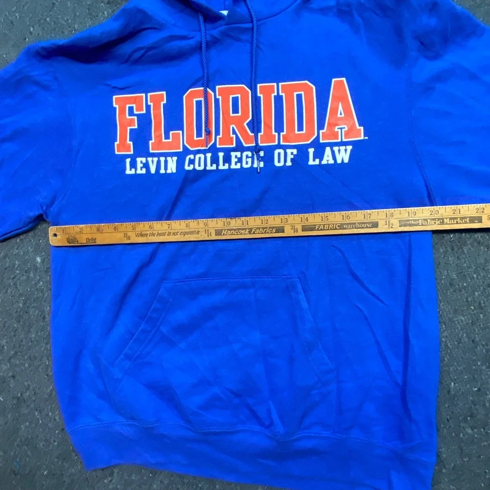 Champion Florida Levin College of Law Hoodie Sz M Mens Blue Collegiate Skater